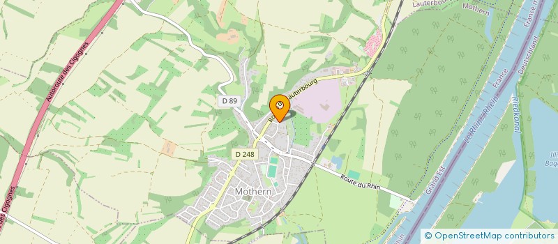 localisation de l'entreprise SCI CORONA  MOTHERN