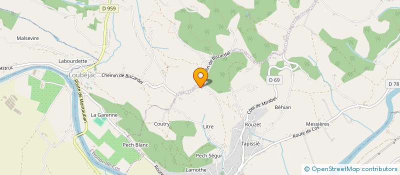 localisation de l'entreprise SCI CORONADO  LAFRANCAISE