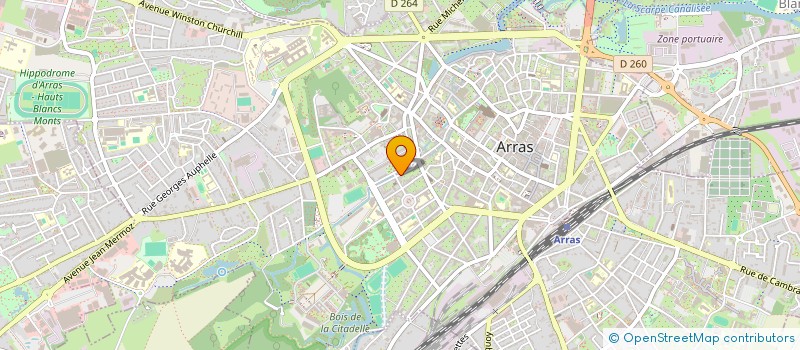 localisation de l'entreprise SCI CORONAS MENARD à ARRAS