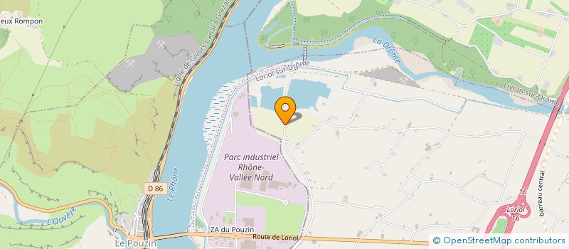 localisation de l'entreprise SCI COROPHI  LORIOL-SUR-DROME