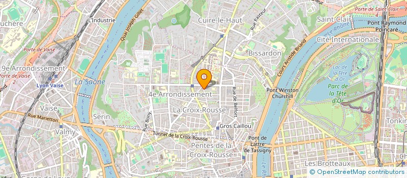 localisation de l'entreprise SCI COROS  LYON