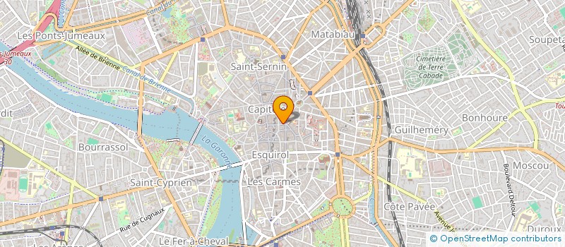 localisation de l'entreprise SCI COROT  TOULOUSE