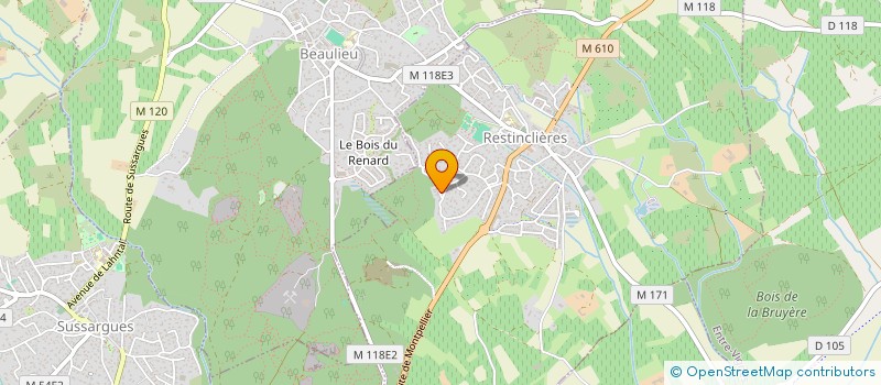 localisation de l'entreprise SCI  COROT  RESTINCLIERES