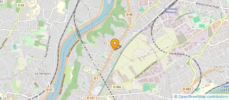 localisation de l'entreprise SCI COROT  CALUIRE-ET-CUIRE