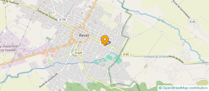 localisation de l'entreprise SCI CORPS ET LANGAGE  REVEL