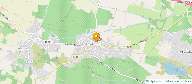 localisation de l'entreprise SCI CORRA  ARZENS