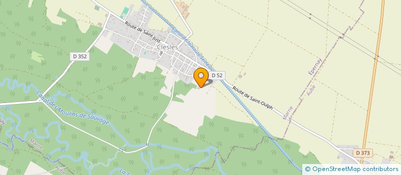 localisation de l'entreprise SCI CORREIA  CLESLES