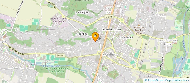 localisation de l'entreprise SCI CORREIRA  MONTLHERY