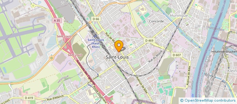 localisation de l'entreprise SCI CORRELATION  SAINT-LOUIS