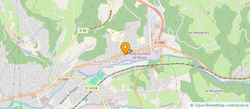 localisation de l'entreprise SCI CORREZIENNE à MALEMORT