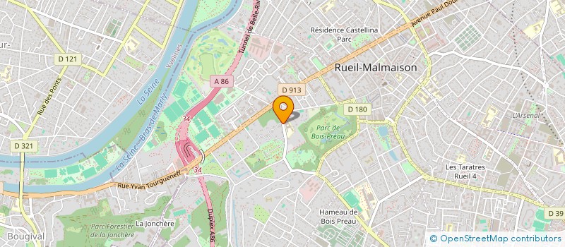 localisation de l'entreprise SCI CORRINVEST à RUEIL-MALMAISON