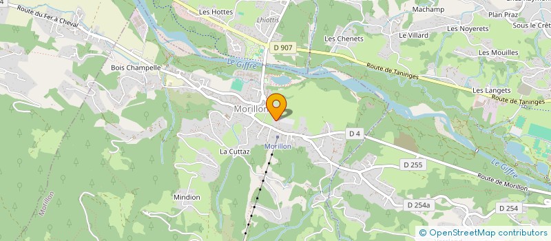 localisation de l'entreprise SCI CORRIS-MAULETTE  MORILLON