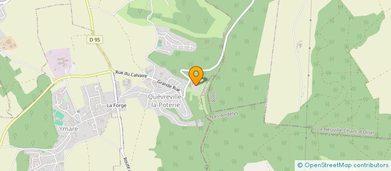 localisation de l'entreprise SCI CORSE CONCA  QUEVREVILLE-LA-POTERIE