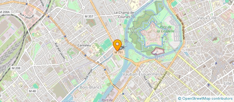 localisation de l'entreprise SCI CORSE-CONTINENT à LILLE