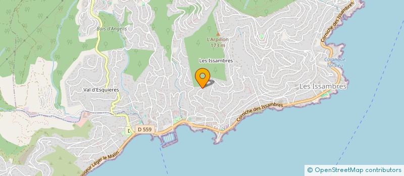 localisation de l'entreprise SCI CORSER à ROQUEBRUNE-SUR-ARGENS