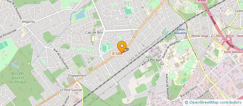 localisation de l'entreprise SCI CORSICA à PESSAC