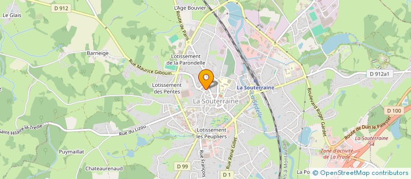localisation de l'entreprise SCI CORSICA  LA SOUTERRAINE
