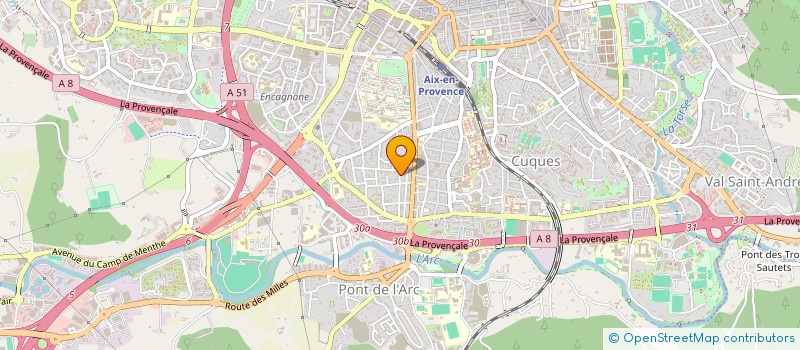 localisation de l'entreprise SCI CORSICA ALTA  AIX-EN-PROVENCE