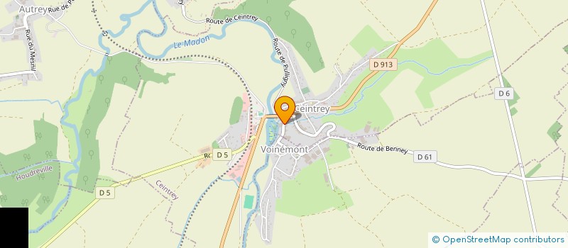 localisation de l'entreprise SCI CORSICA THOMAS FAMILY  CEINTREY