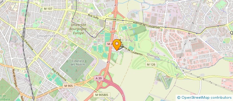 localisation de l'entreprise SCI CORSIL à DIJON