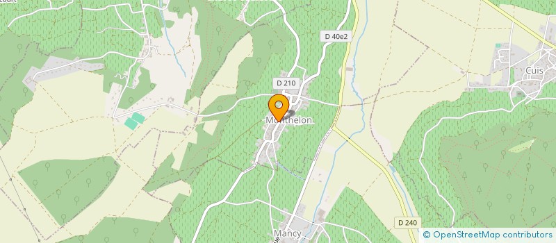 localisation de l'entreprise SCI CORSO  MONTHELON