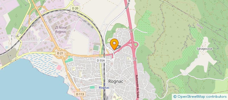 localisation de l'entreprise SCI CORSO  ROGNAC