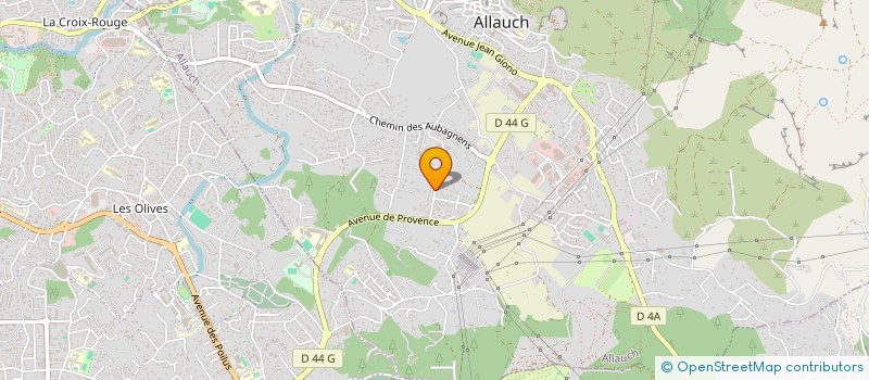 localisation de l'entreprise SCI CORTADA  ALLAUCH