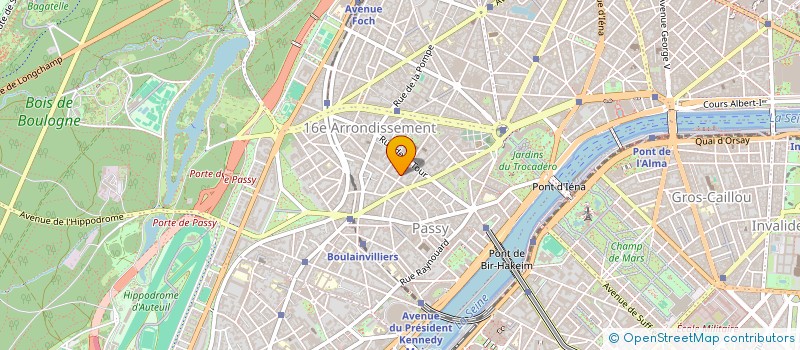 localisation de l'entreprise SCI CORTAMBERT  PARIS