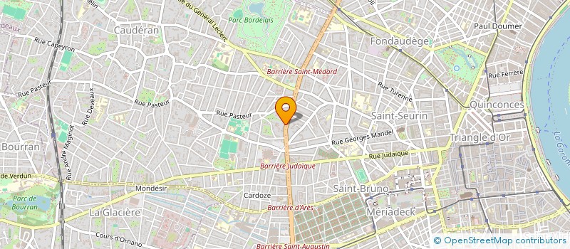 localisation de l'entreprise SCI CORTE PIQUEY  BORDEAUX