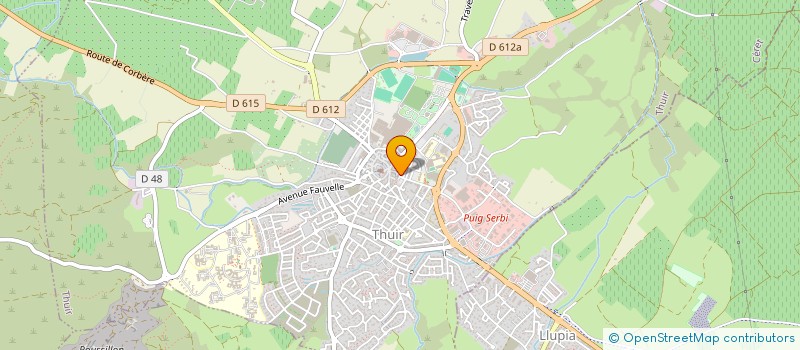 localisation de l'entreprise SCI CORTELIA INVESTISSEMENTS  THUIR