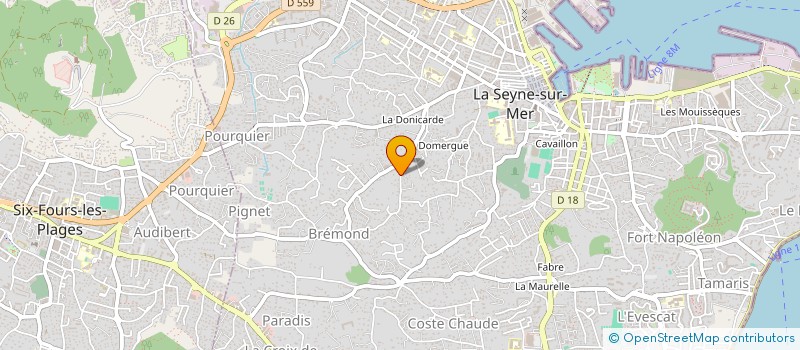 localisation de l'entreprise SCI CORTES FAMILY à LA SEYNE-SUR-MER