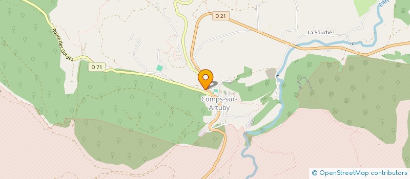 localisation de l'entreprise SCI CORTEZ  COMPS-SUR-ARTUBY