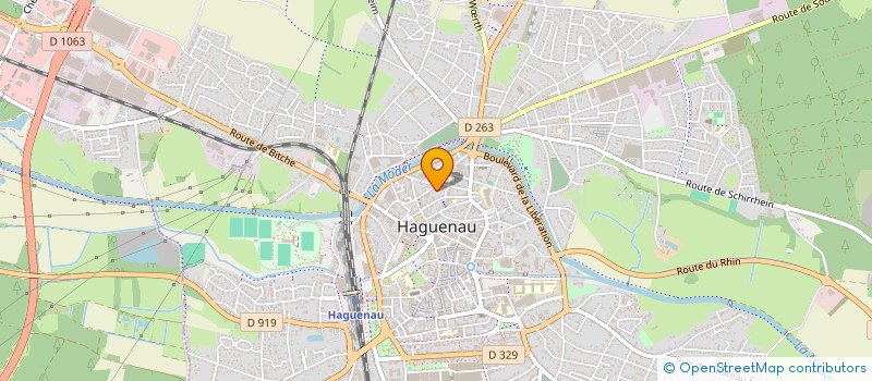 localisation de l'entreprise SCI CORTEZ  HAGUENAU