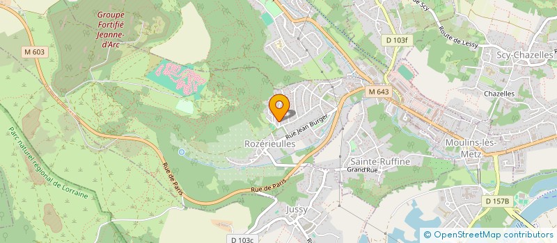 localisation de l'entreprise SCI CORTHI  ROZERIEULLES