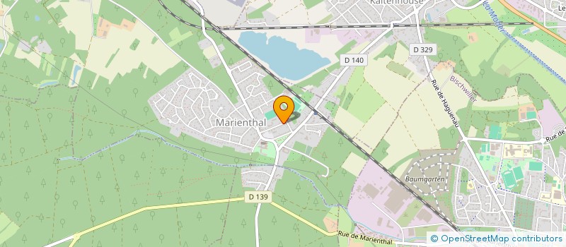 localisation de l'entreprise SCI CORTHO  HAGUENAU