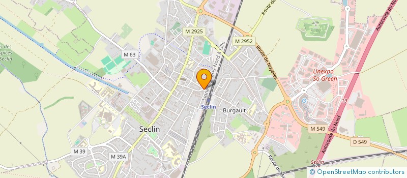 localisation de l'entreprise SCI CORTO  SECLIN