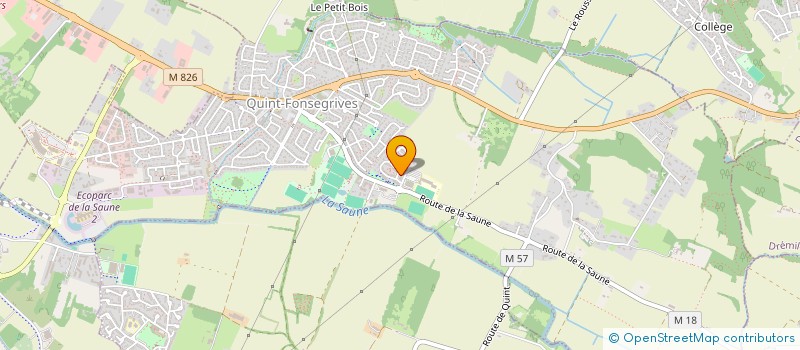 localisation de l'entreprise SCI CORTOUL  QUINT-FONSEGRIVES