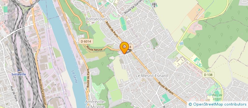 localisation de l'entreprise SCI CORVAL  LE MESNIL-ESNARD