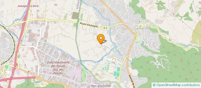 localisation de l'entreprise SCI CORVARS  GEMENOS