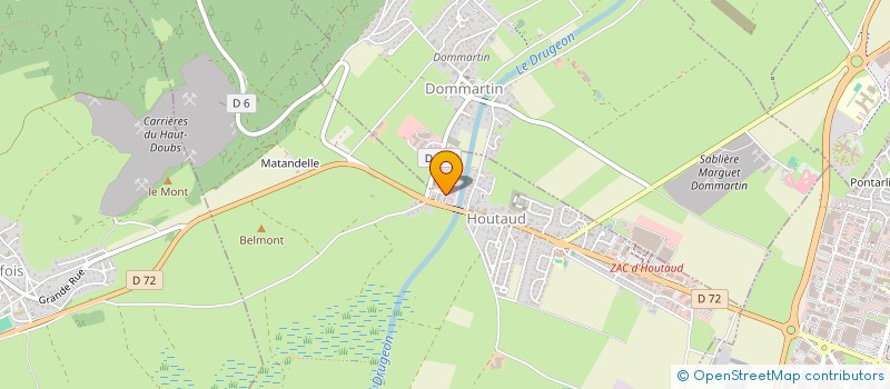 localisation de l'entreprise SCI CORVETTE  HOUTAUD