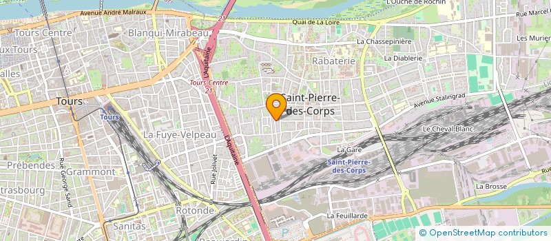 localisation de l'entreprise SCI CORVETTE  SAINT-PIERRE-DES-CORPS