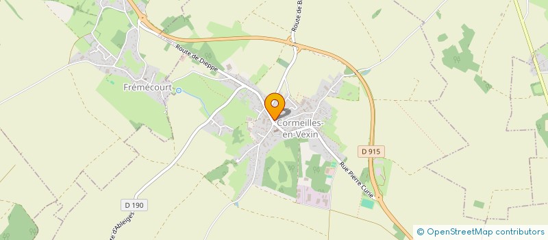 localisation de l'entreprise SCI CORVEXIN  CORMEILLES-EN-VEXIN