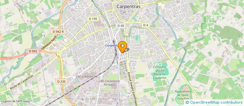 localisation de l'entreprise SCI CORWIN  CARPENTRAS