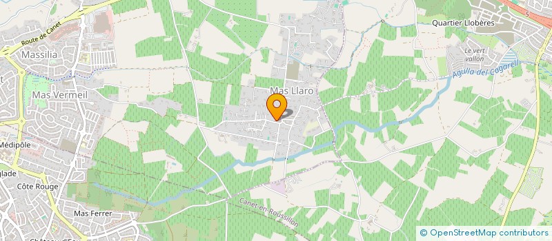localisation de l'entreprise SCI CORYPHENE 34 à PERPIGNAN