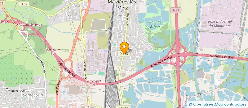 localisation de l'entreprise SCI COSA  MAIZIERES-LES-METZ