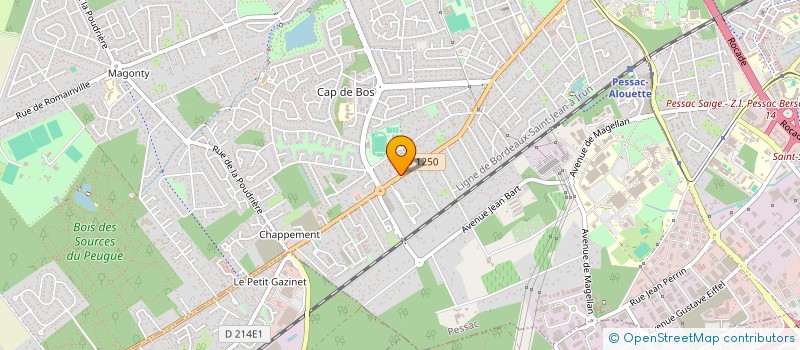 localisation de l'entreprise SCI COSA à PESSAC
