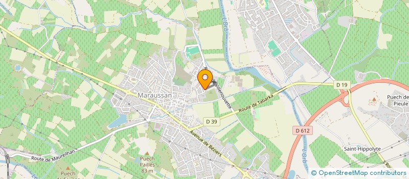 localisation de l'entreprise SCI COSAJEP  MARAUSSAN