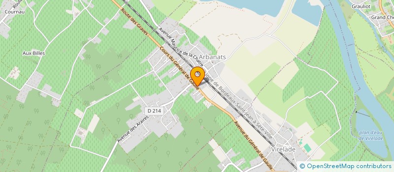 localisation de l'entreprise SCI COSE  ARBANATS