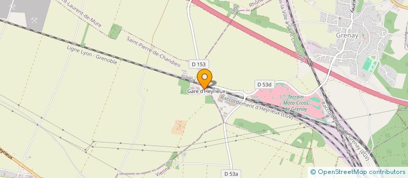 localisation de l'entreprise SCI COSENZA  SAINT-PIERRE-DE-CHANDIEU