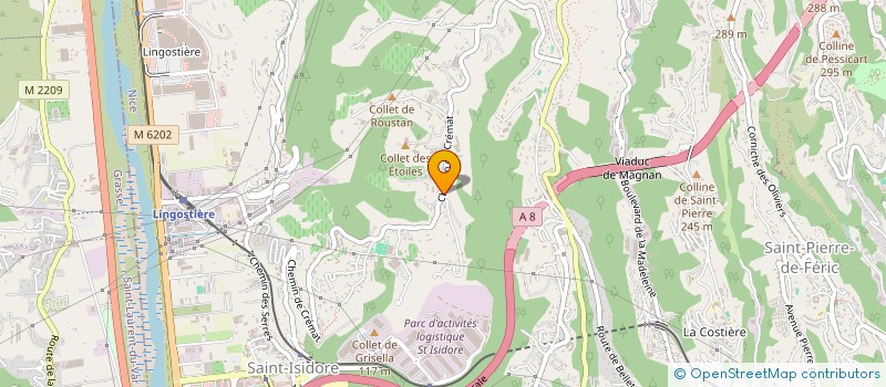 localisation de l'entreprise SCI COSENZA  NICE